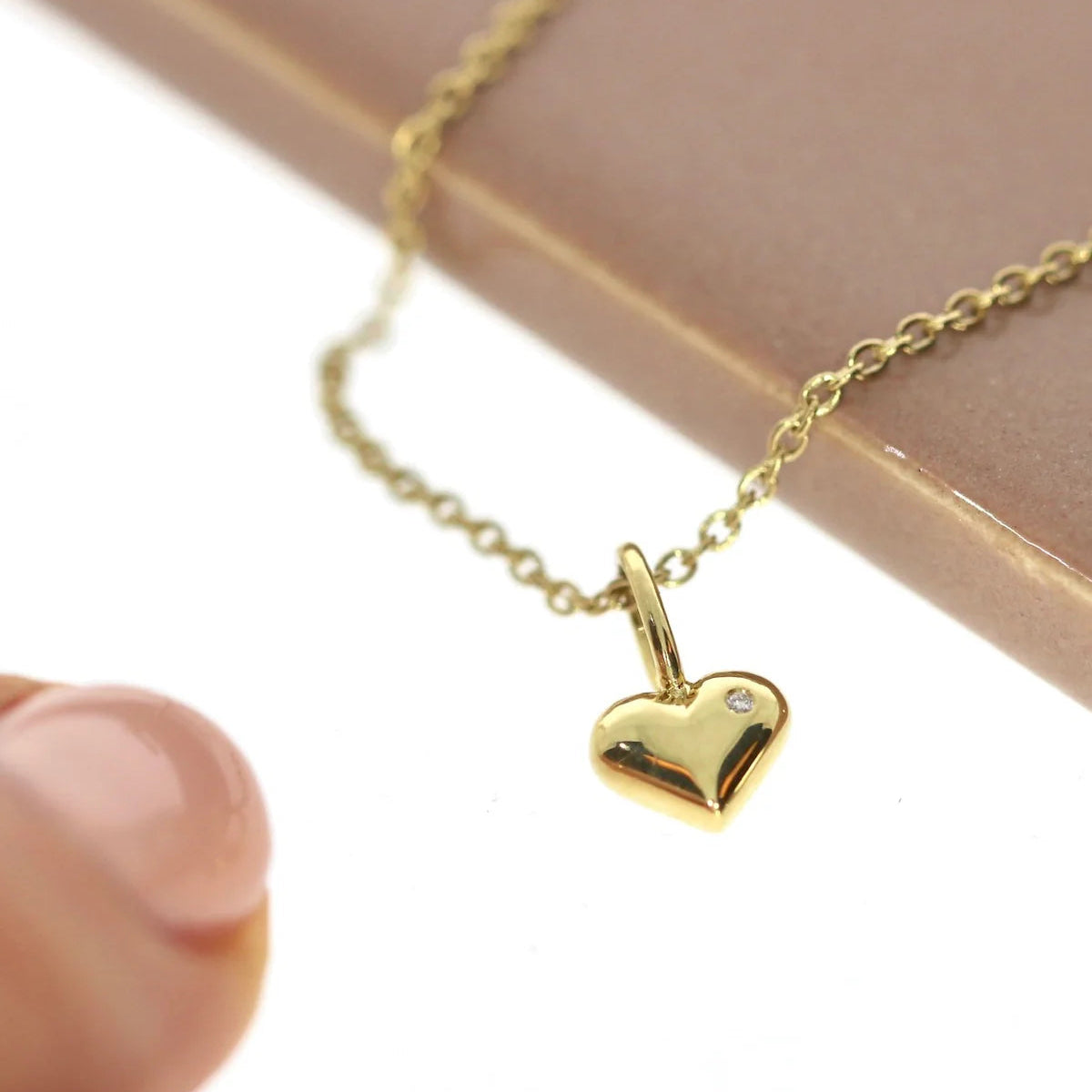 Symbols My Heart vedhæng - 18kt Rødguld