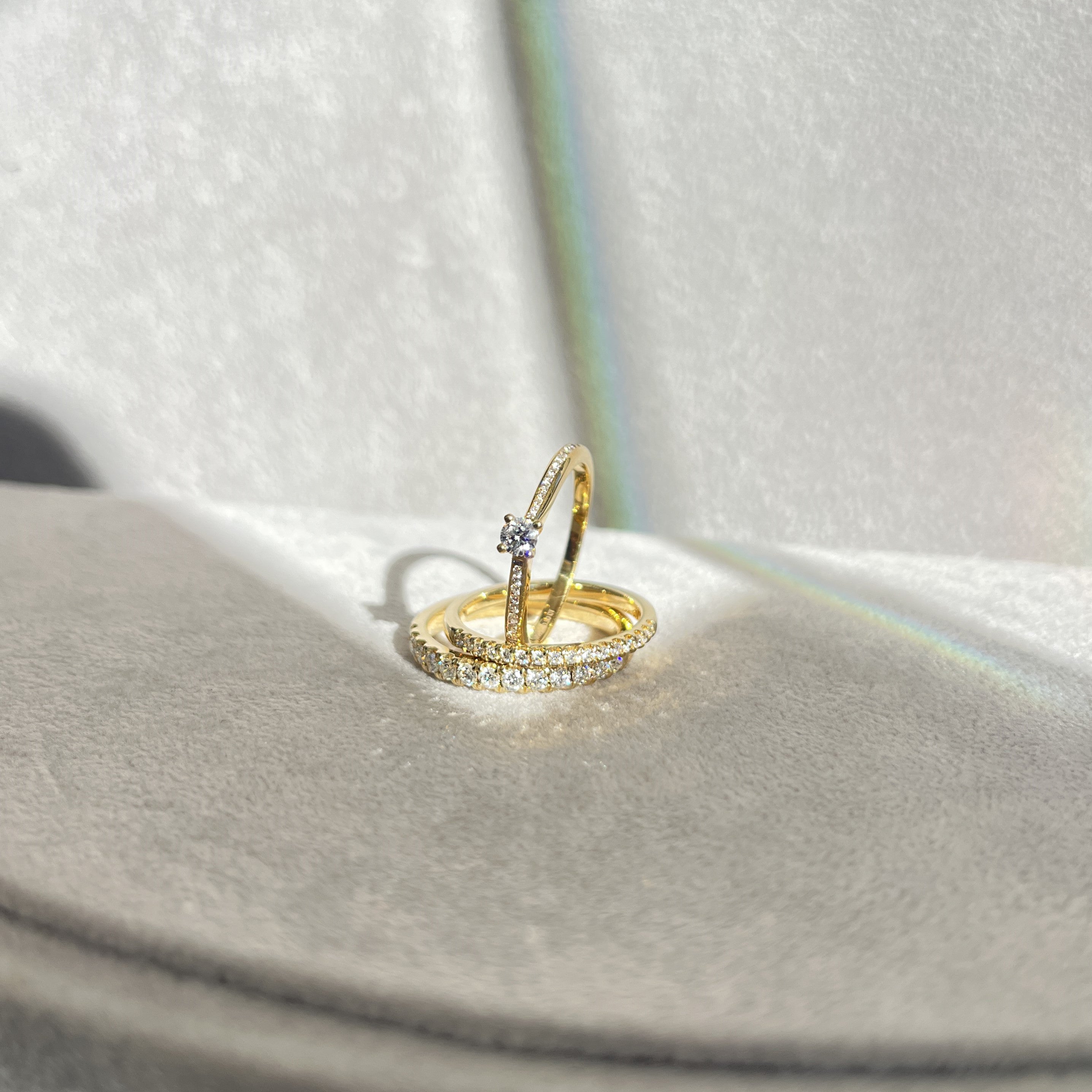 14 Karat Solitaire Ring