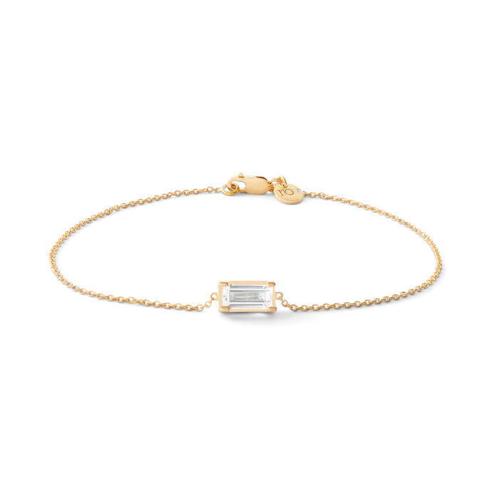 Nord White armbånd - 18kt Rødguld