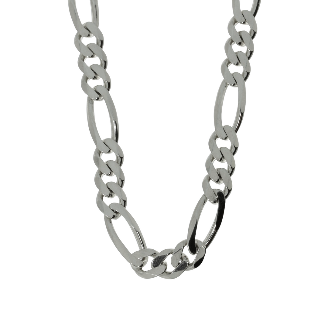 Sølv Figaro Kæde 45cm