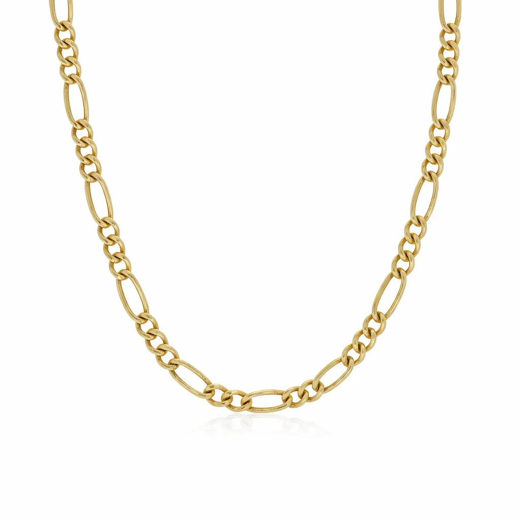 14 Karat Figaro Halskæde