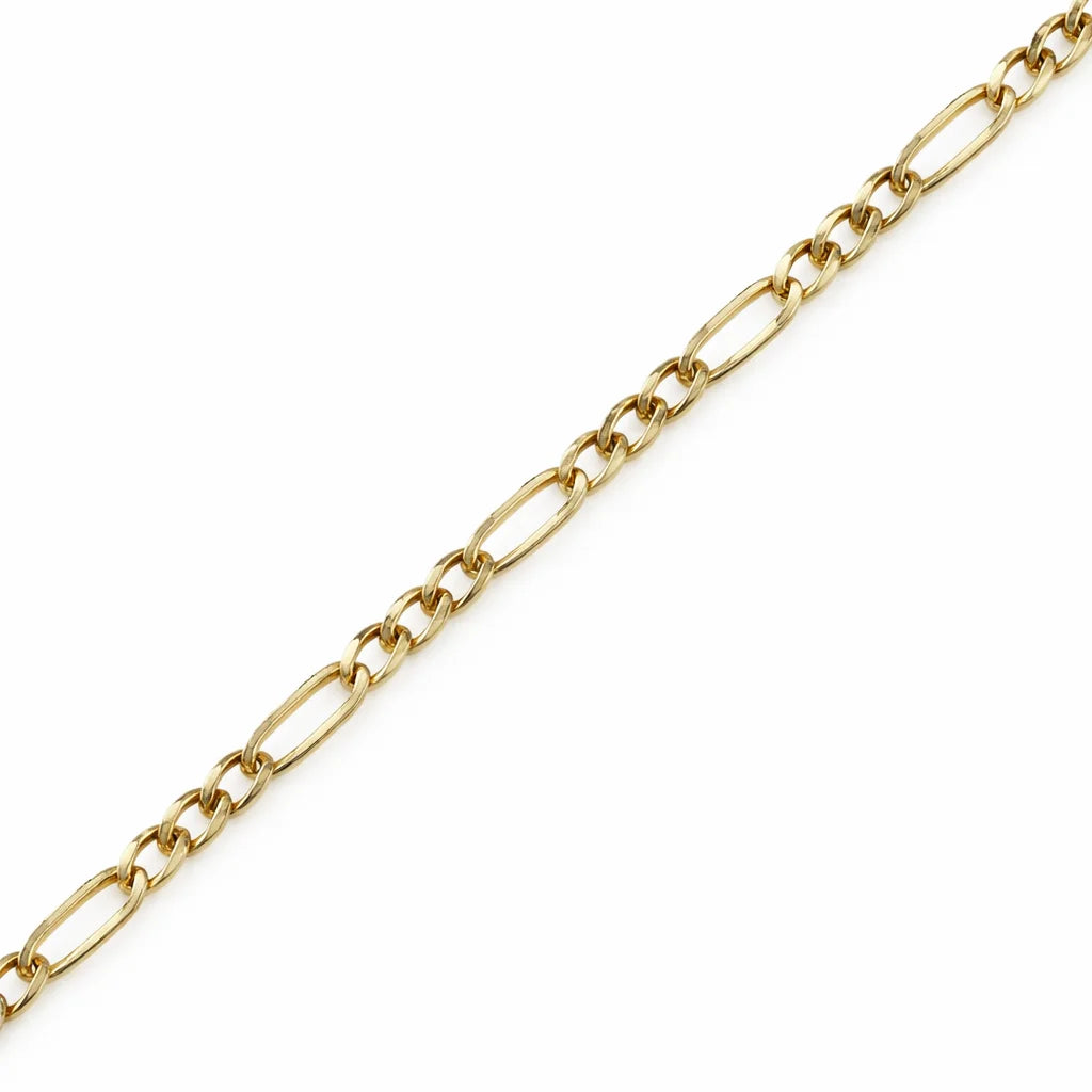 8 Karat Figaro Armbånd