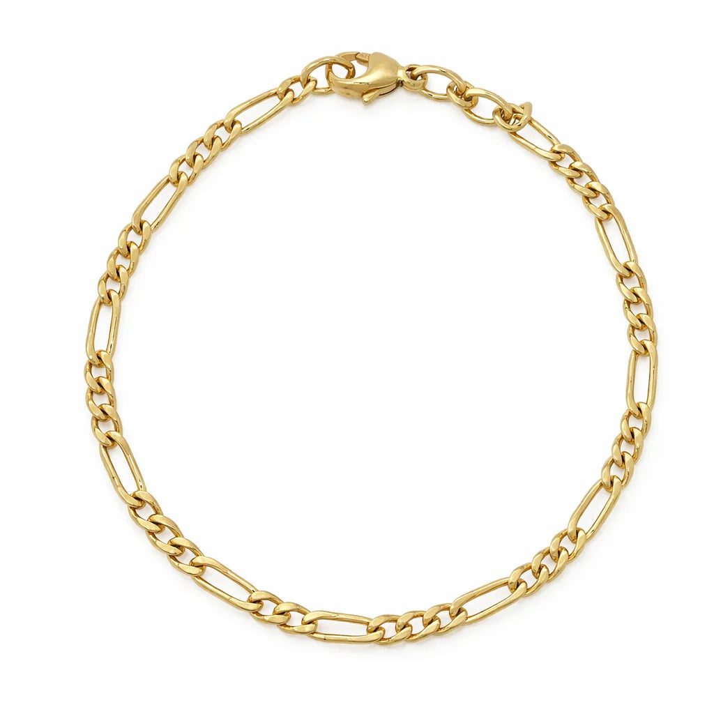 8 Karat Figaro Armbånd
