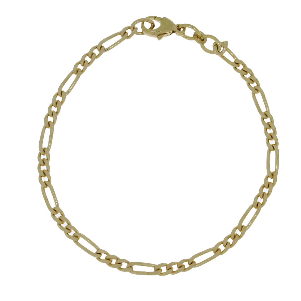 8 Karat Figaro Armbånd
