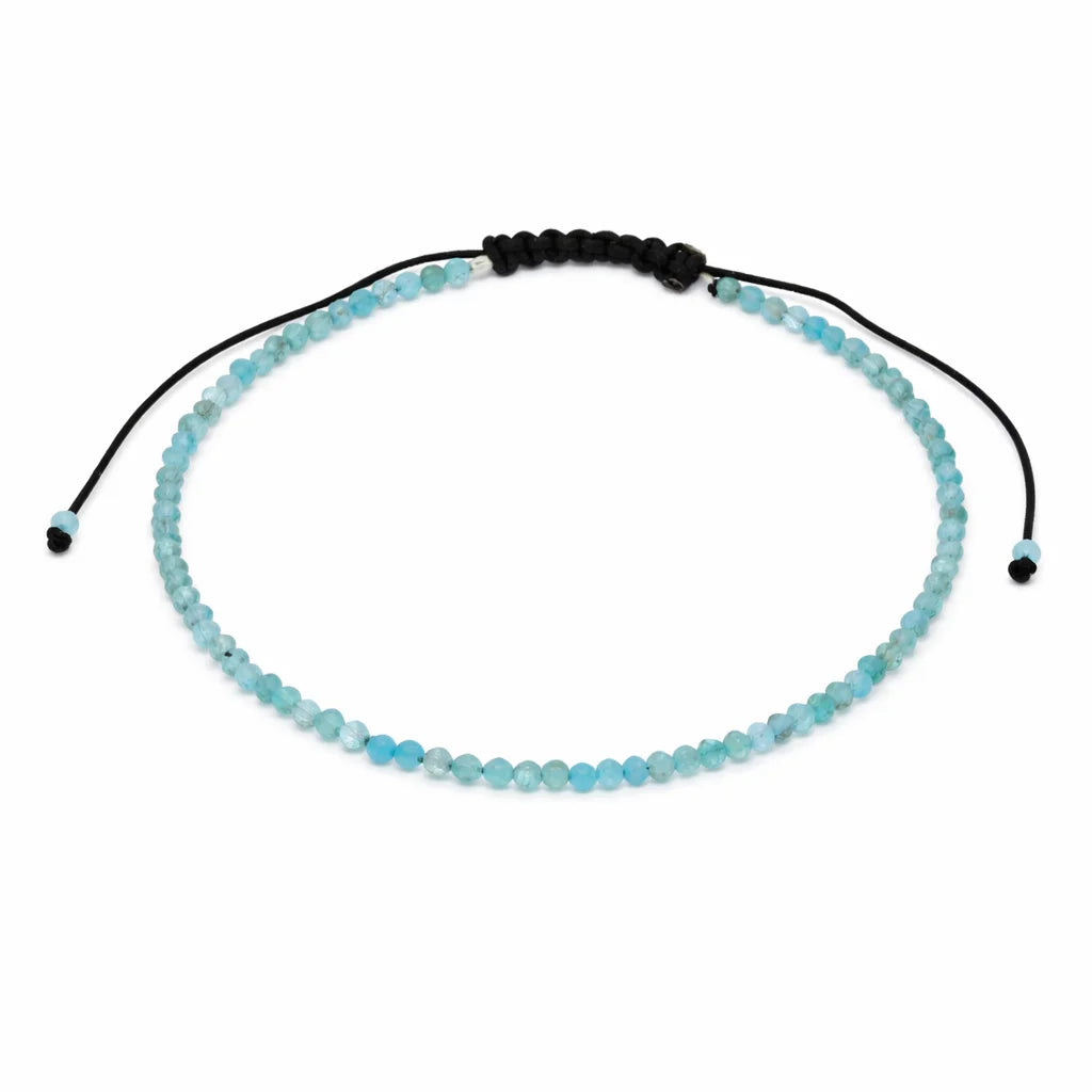Blå Justerbar Perle Armbånd