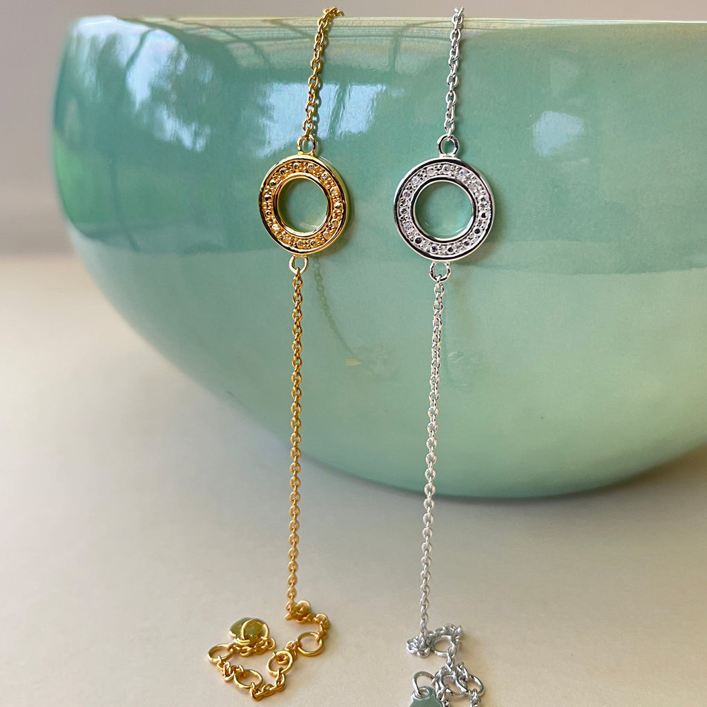 Forgyldt Cirkel Armbånd