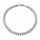 Sølv Panser Facet Armbånd 4,5mm