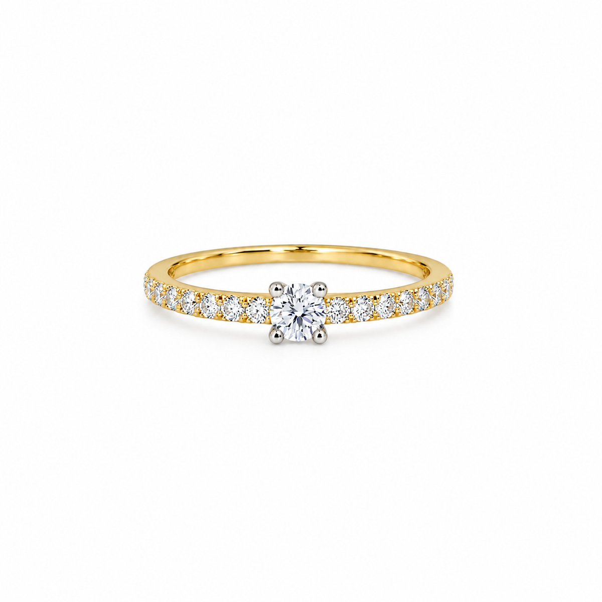 8 Karat Solitaire Ring