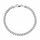 Sølv Panser Facet Armbånd 4mm