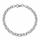 Sølv Anker Facet Armbånd 4mm