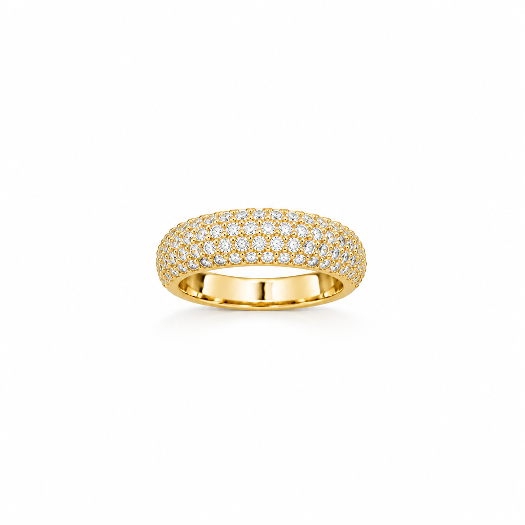 8 Karat Halo Glow Ring