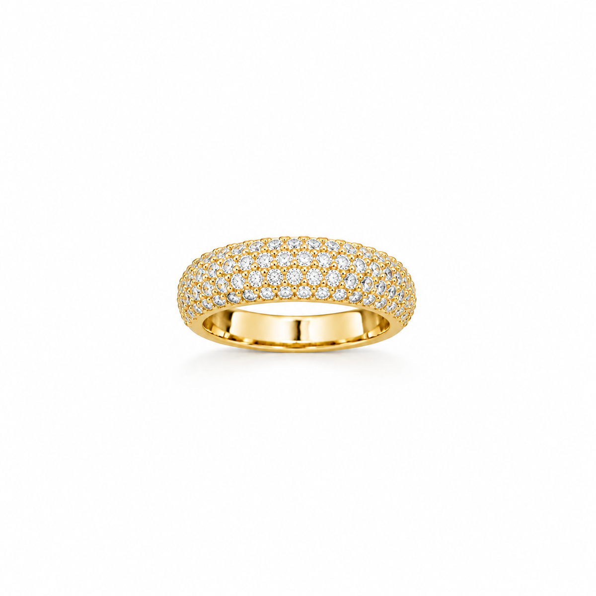 8 Karat Halo Glow Ring