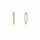 14 Karat Brillant Creoler 0,25 ct.