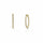 14 Karat Brillant Creoler 0,35 ct.