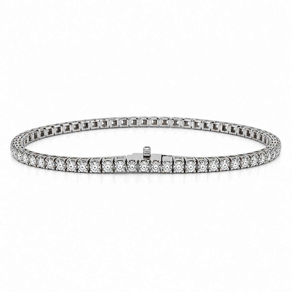 14 Karat Hvidguld Tennisarmbånd 1,5 ct.