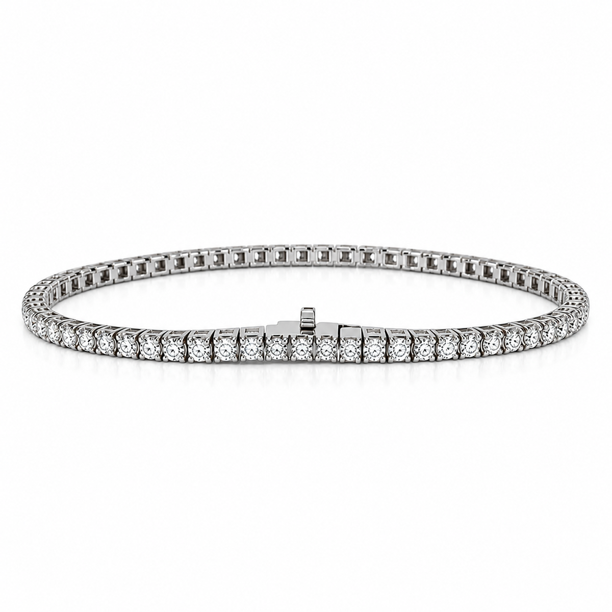 14 Karat Hvidguld Tennisarmbånd 1,5 ct.