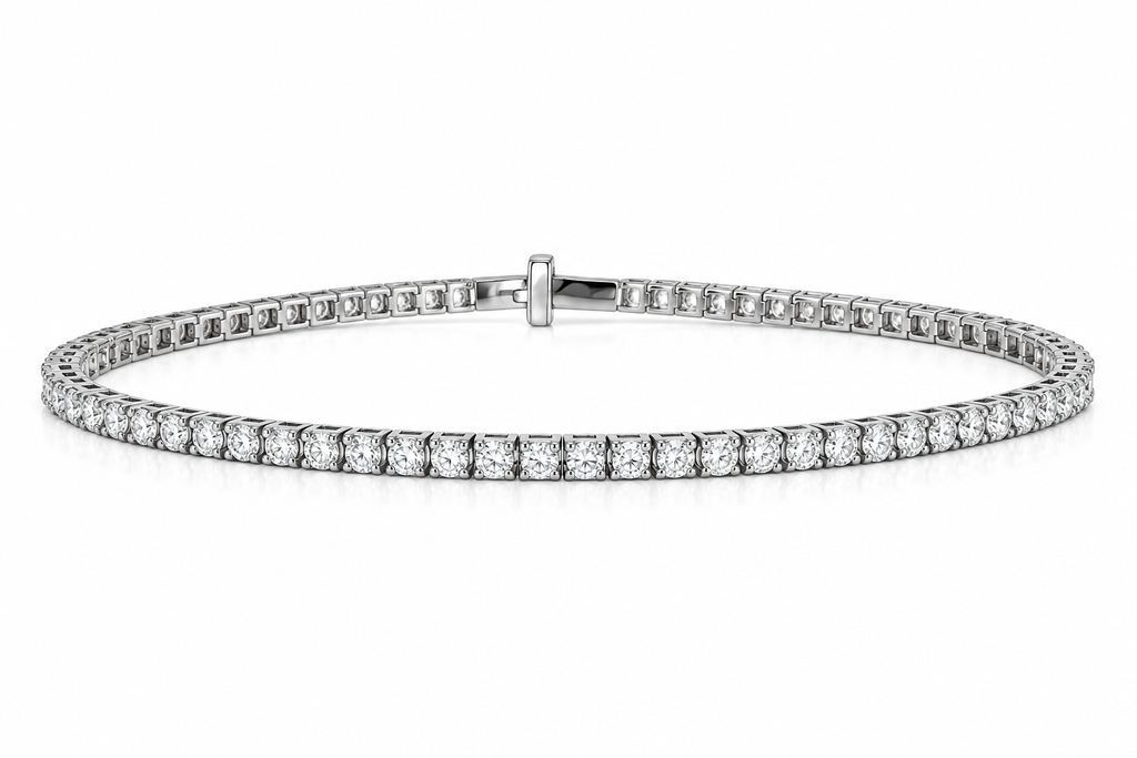 14 Karat Hvidguld Tennisarmbånd 1,5 ct.