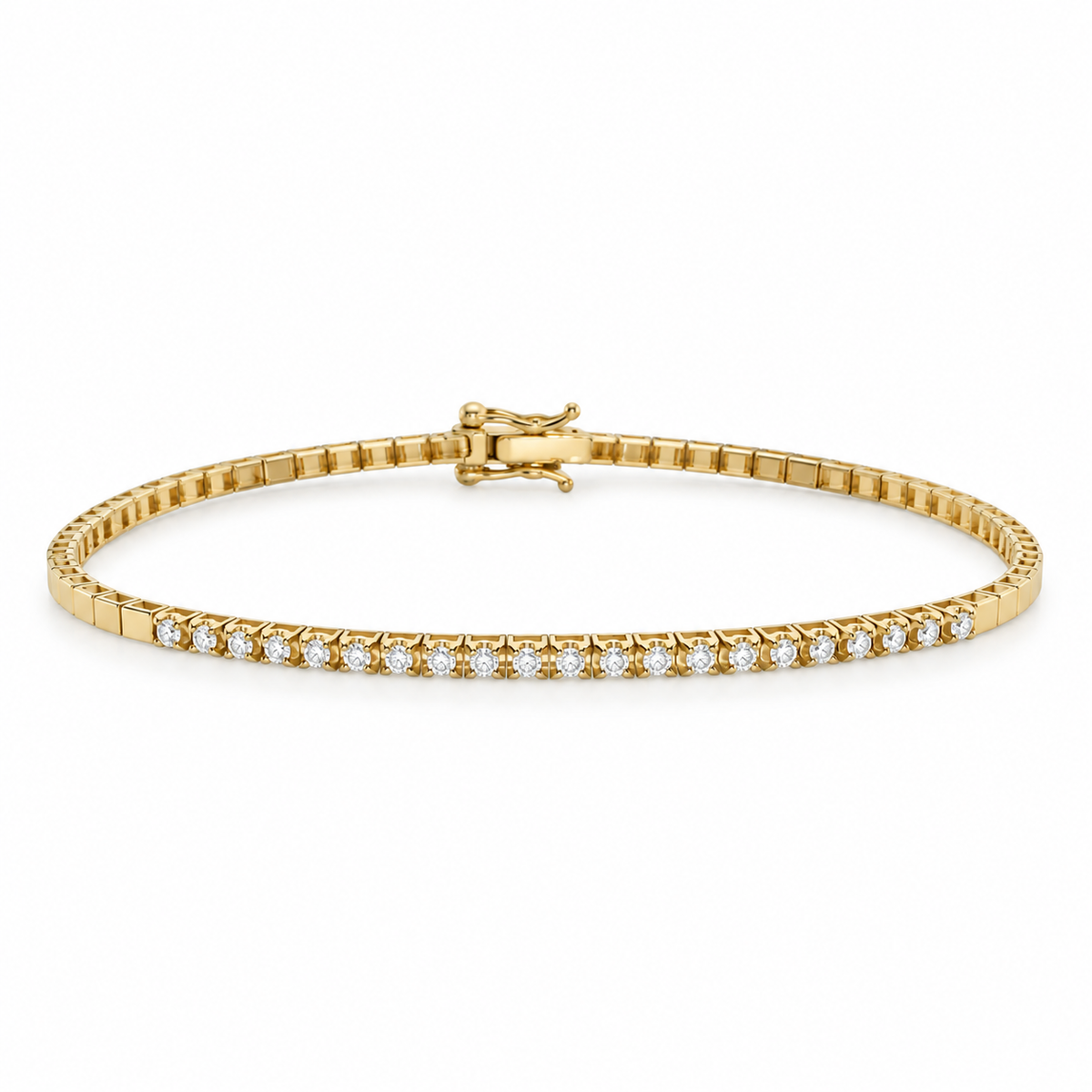 14 Karat Tennisarmbånd 0,33 ct.