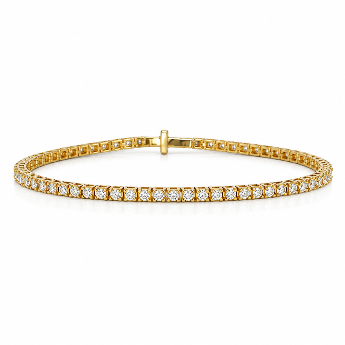 14 Karat Tennisarmbånd 1,5 ct.