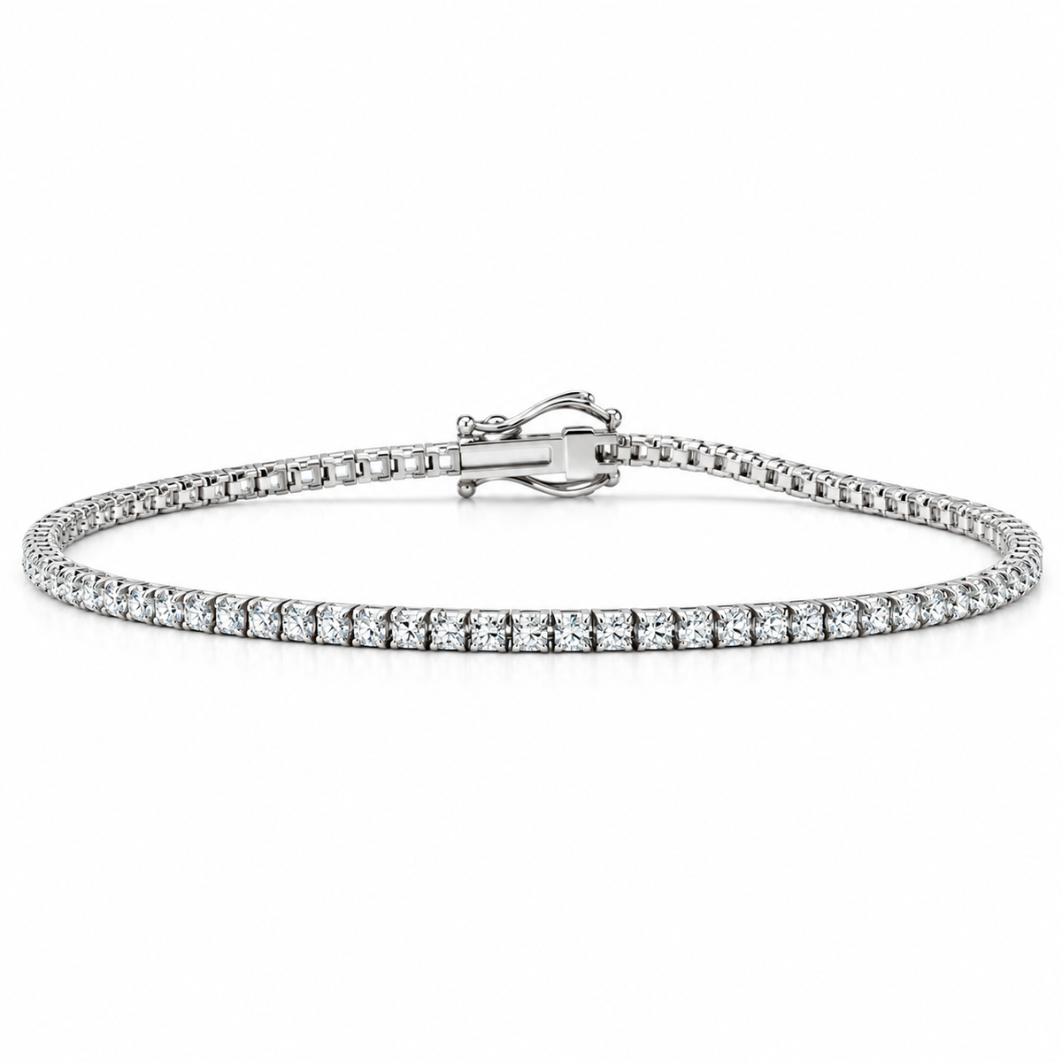 14 Karat Hvidguld Tennisarmbånd 0,50 ct.
