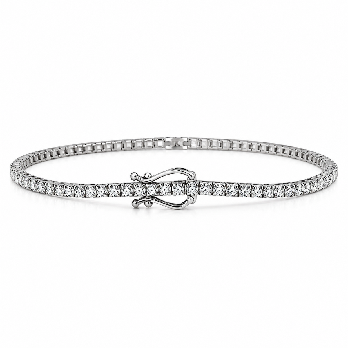 14 Karat Hvidguld Tennisarmbånd 0,50 ct.
