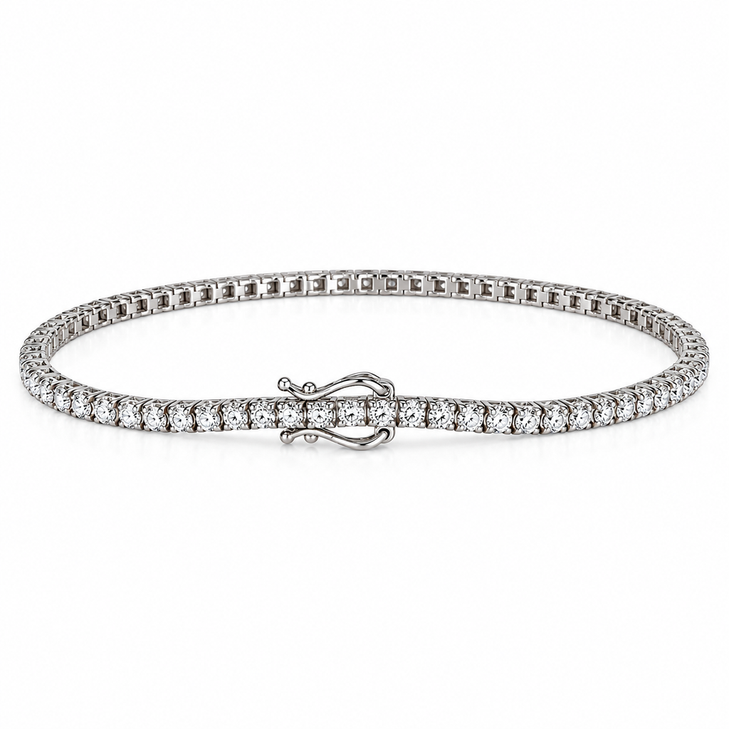 14 Karat Hvidguld Tennisarmbånd 1,00 ct.