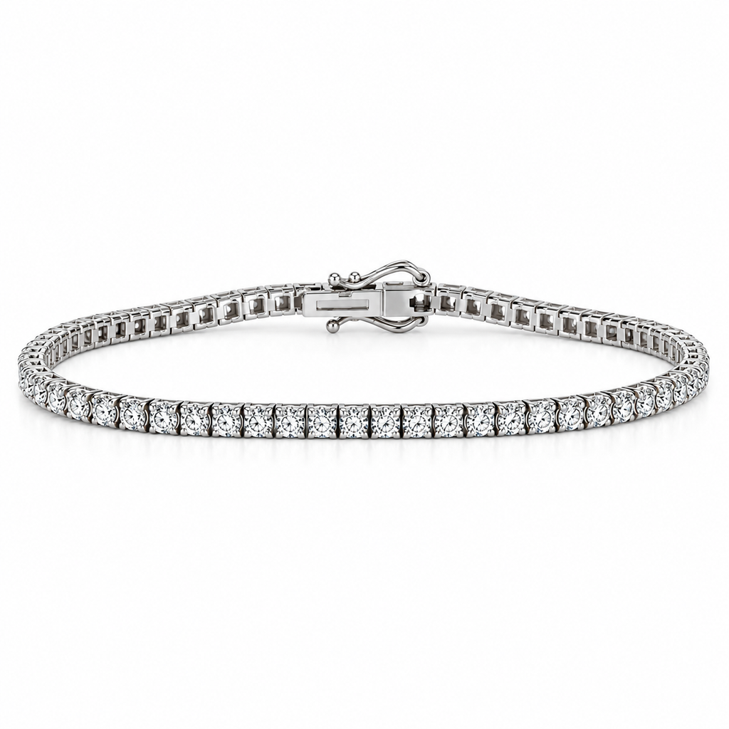 14 Karat Hvidguld Tennisarmbånd 1,00 ct.