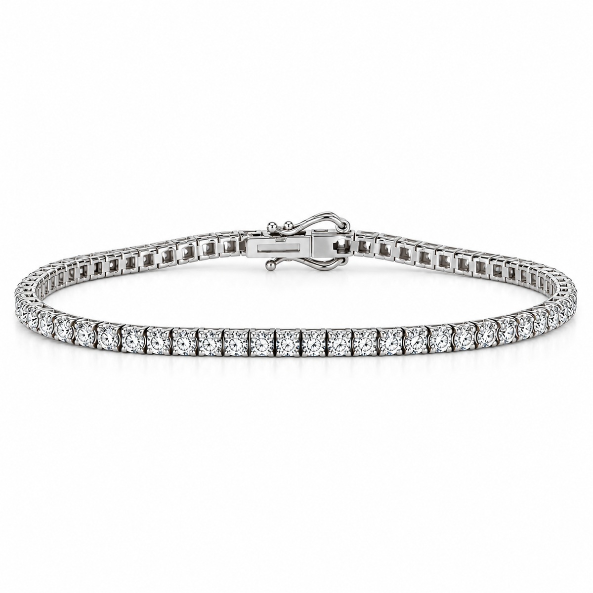 14 Karat Hvidguld Tennisarmbånd 1,00 ct.