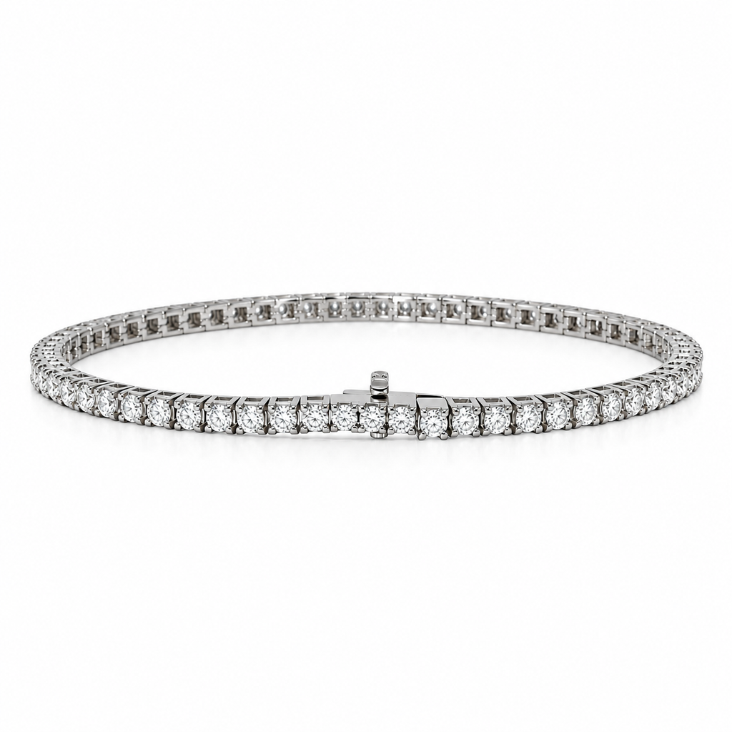 14 Karat Hvidguld Tennisarmbånd 2,0 ct.