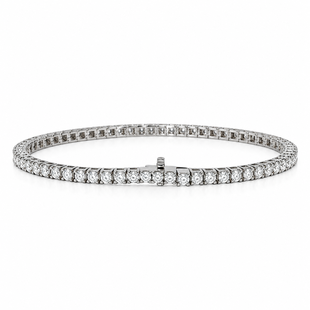 14 Karat Hvidguld Tennisarmbånd 2,0 ct.