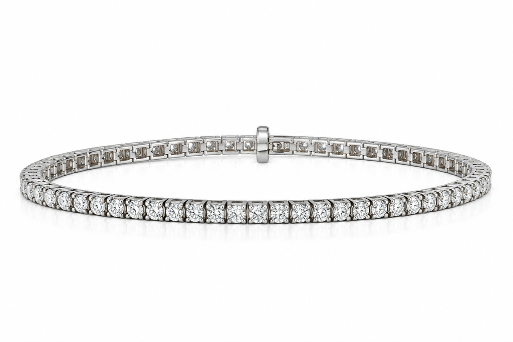 14 Karat Hvidguld Tennisarmbånd 2,0 ct.