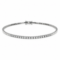 14 Karat Hvidgulds Tennisarmbånd 0,33 ct.