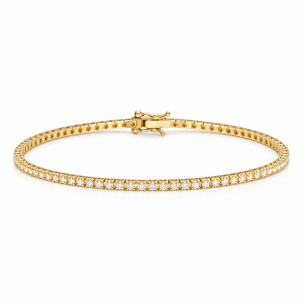14 Karat Tennisarmbånd 0,33 ct.