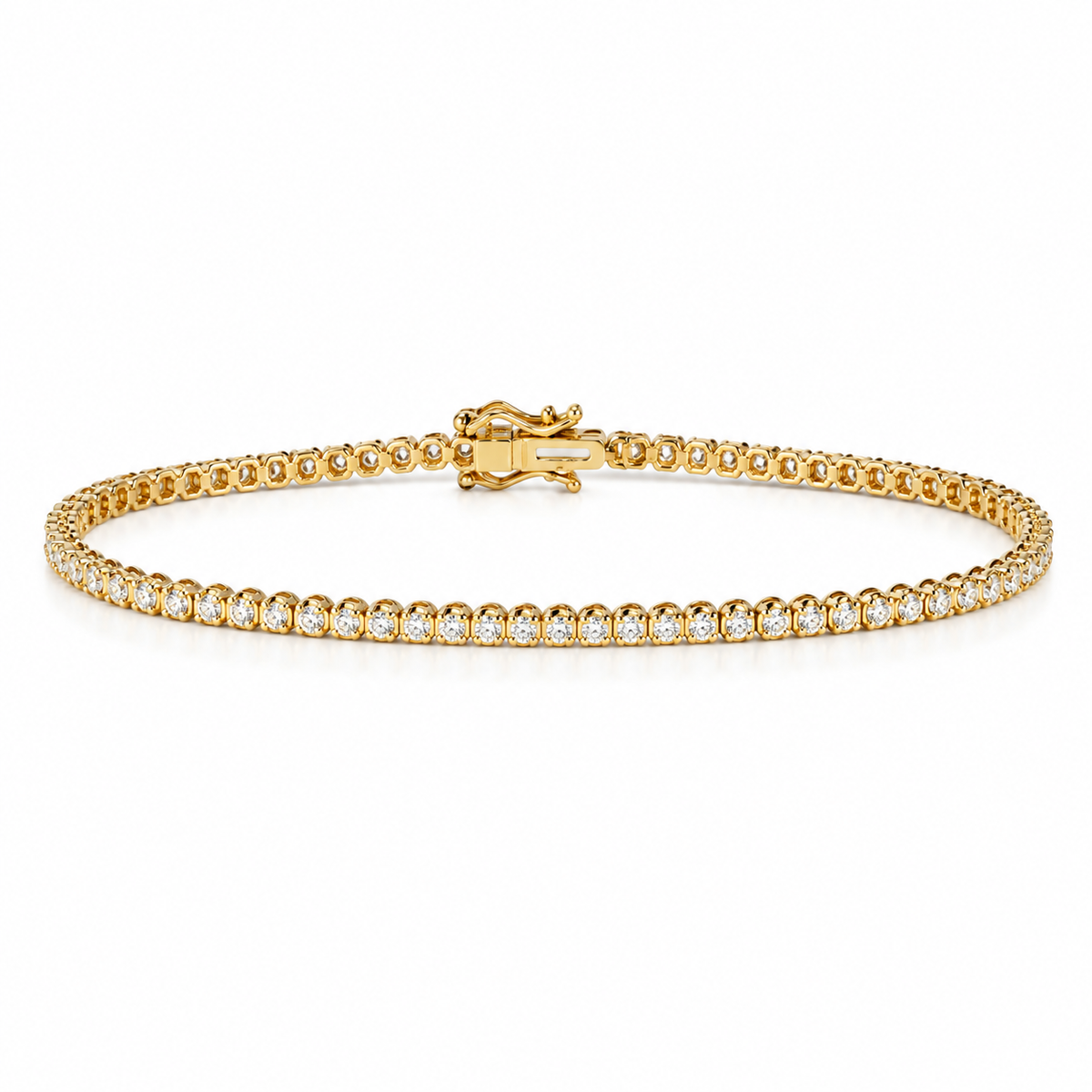 14 Karat Tennisarmbånd 0,33 ct.