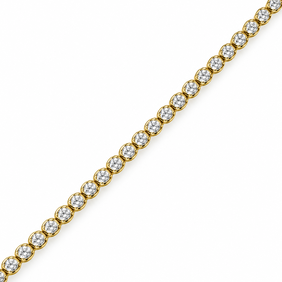 14 Karat Tennisarmbånd 0,33 ct.