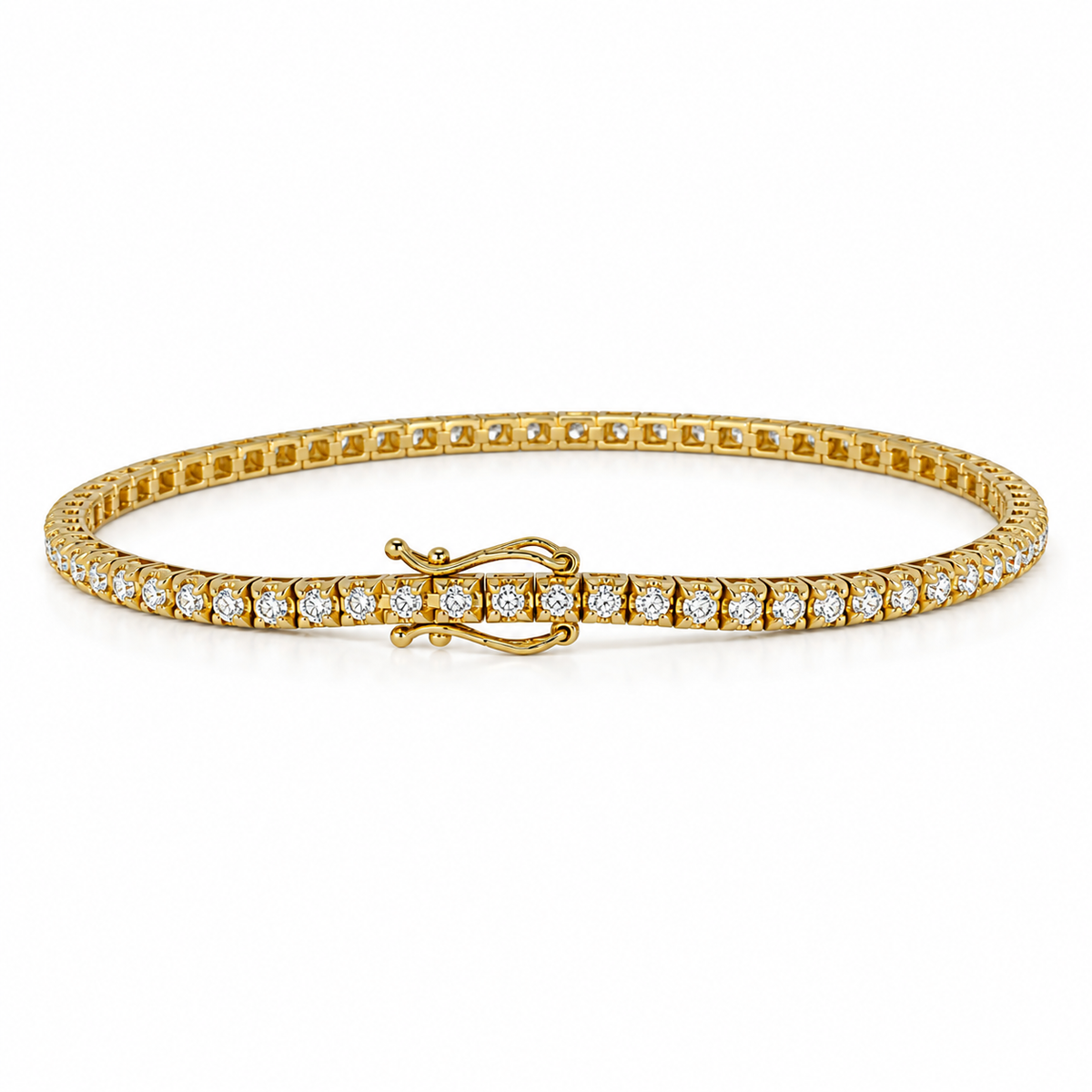 14 Karat Tennisarmbånd 1,00 ct.