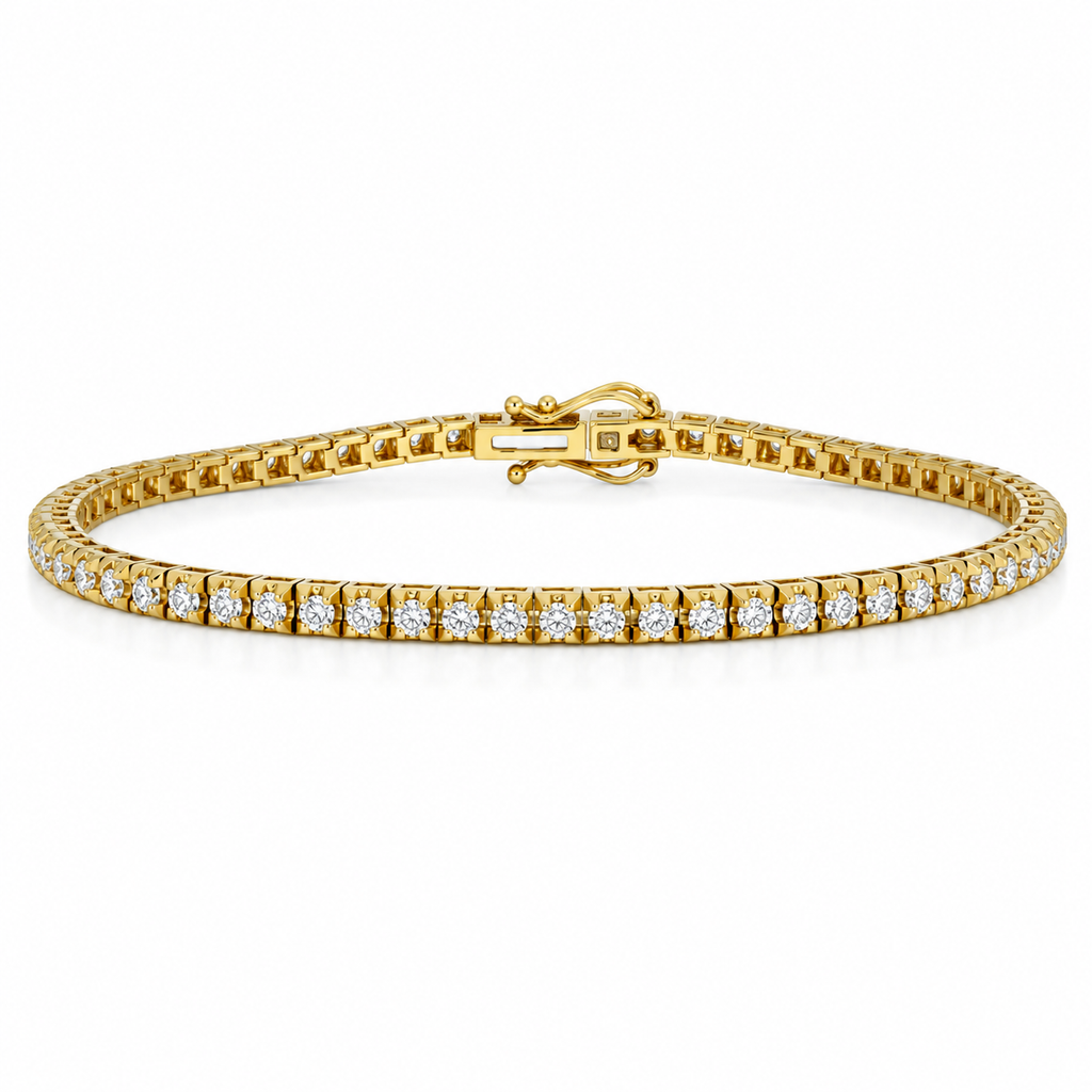 14 Karat Tennisarmbånd 1,00 ct.