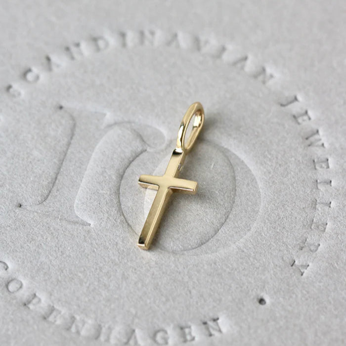 Symbols Kors vedhæng - 18kt Rødguld