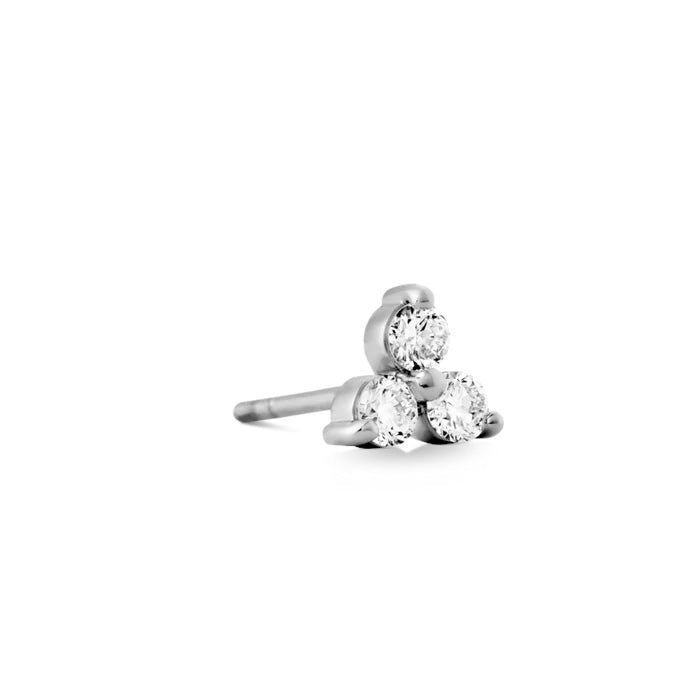 Fryd Diamant ørestik L - 18kt Hvidguld