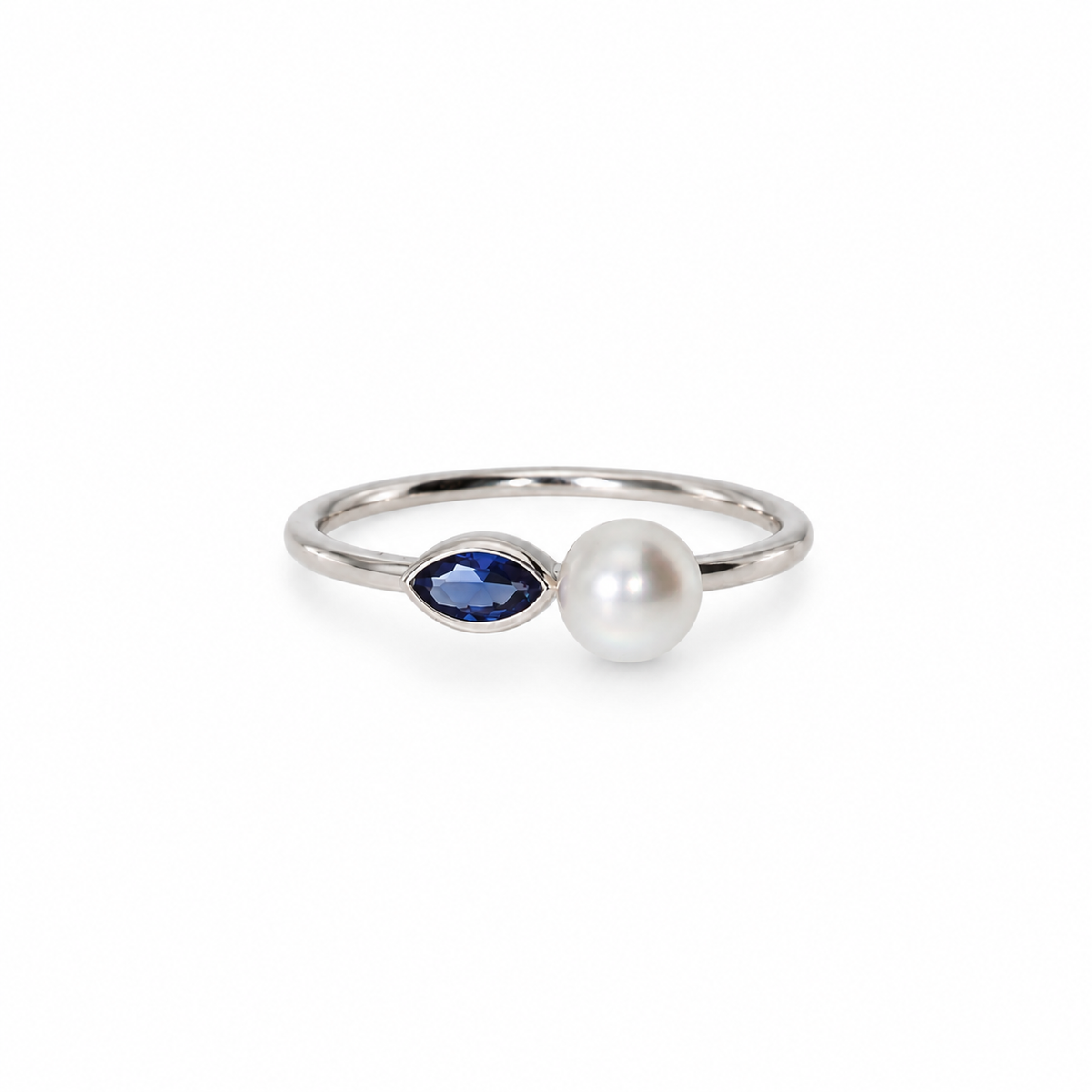 Perleglans – Ring i sølv