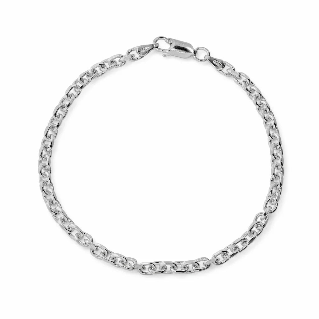 Sølv Anker Facet Armbånd 3,5mm