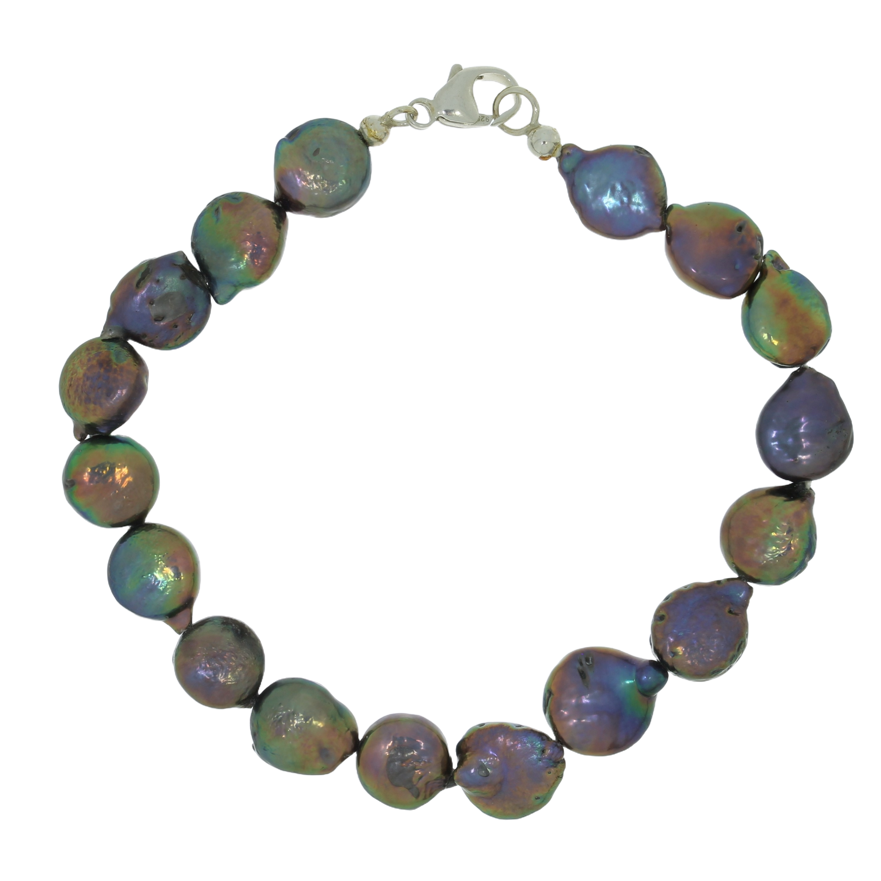 Peacock Ferskvandsperle Armbånd