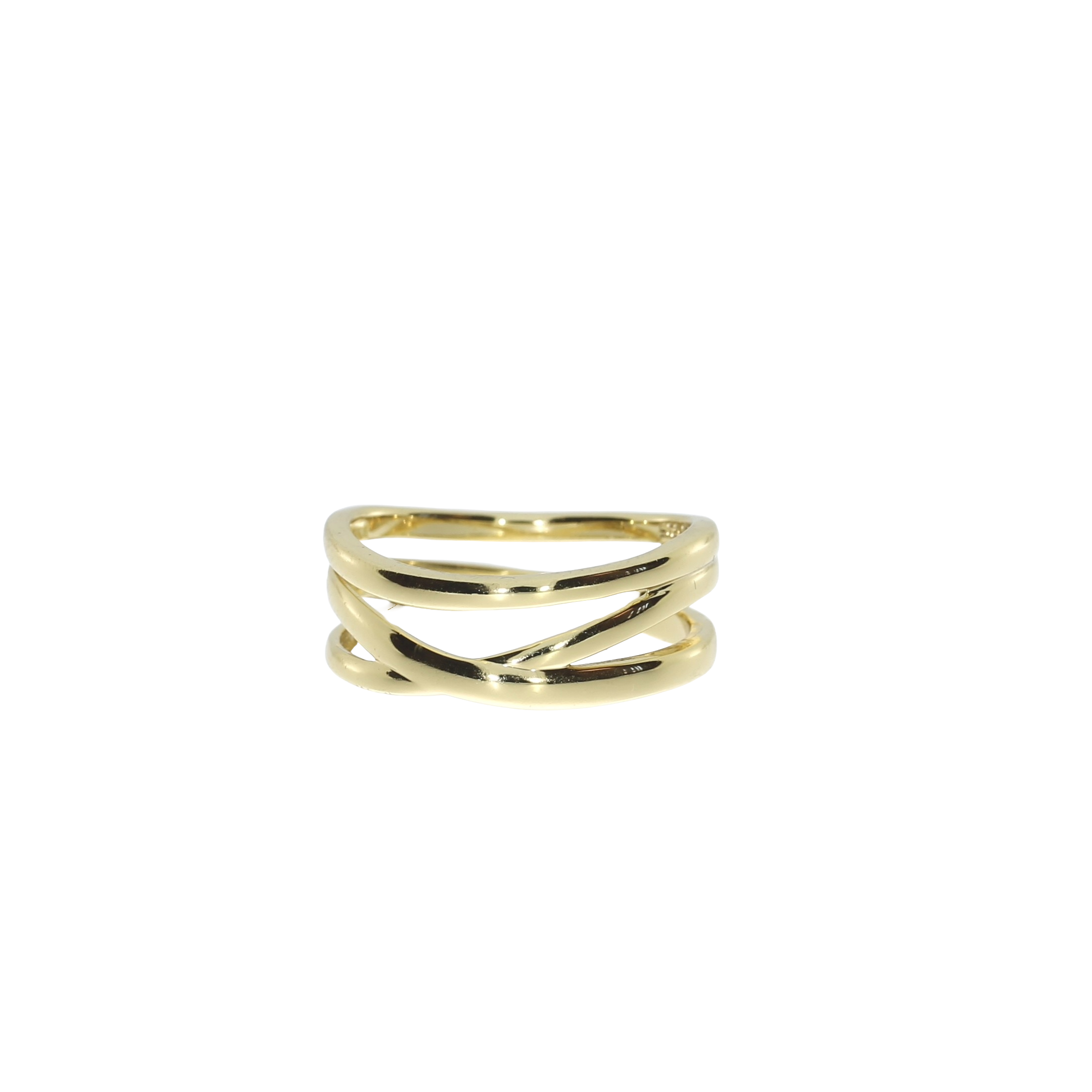 Forgyldt Twist Ring