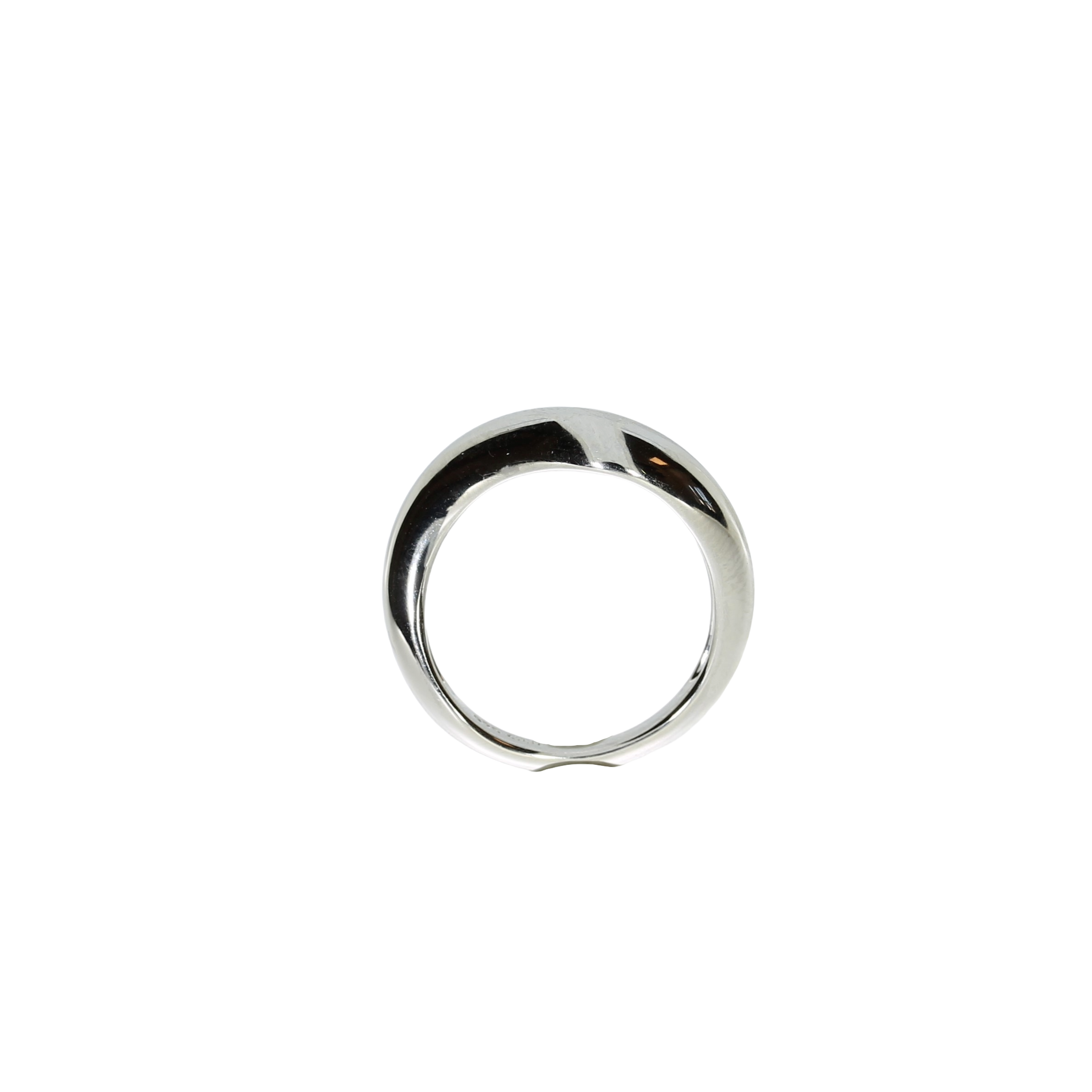 Sølv Organisk Buet Ring