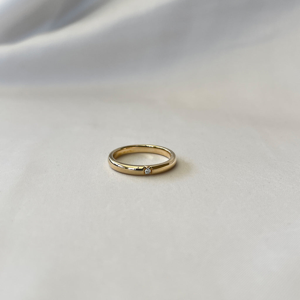 14 Karat Gloria Ring 0,03 ct.