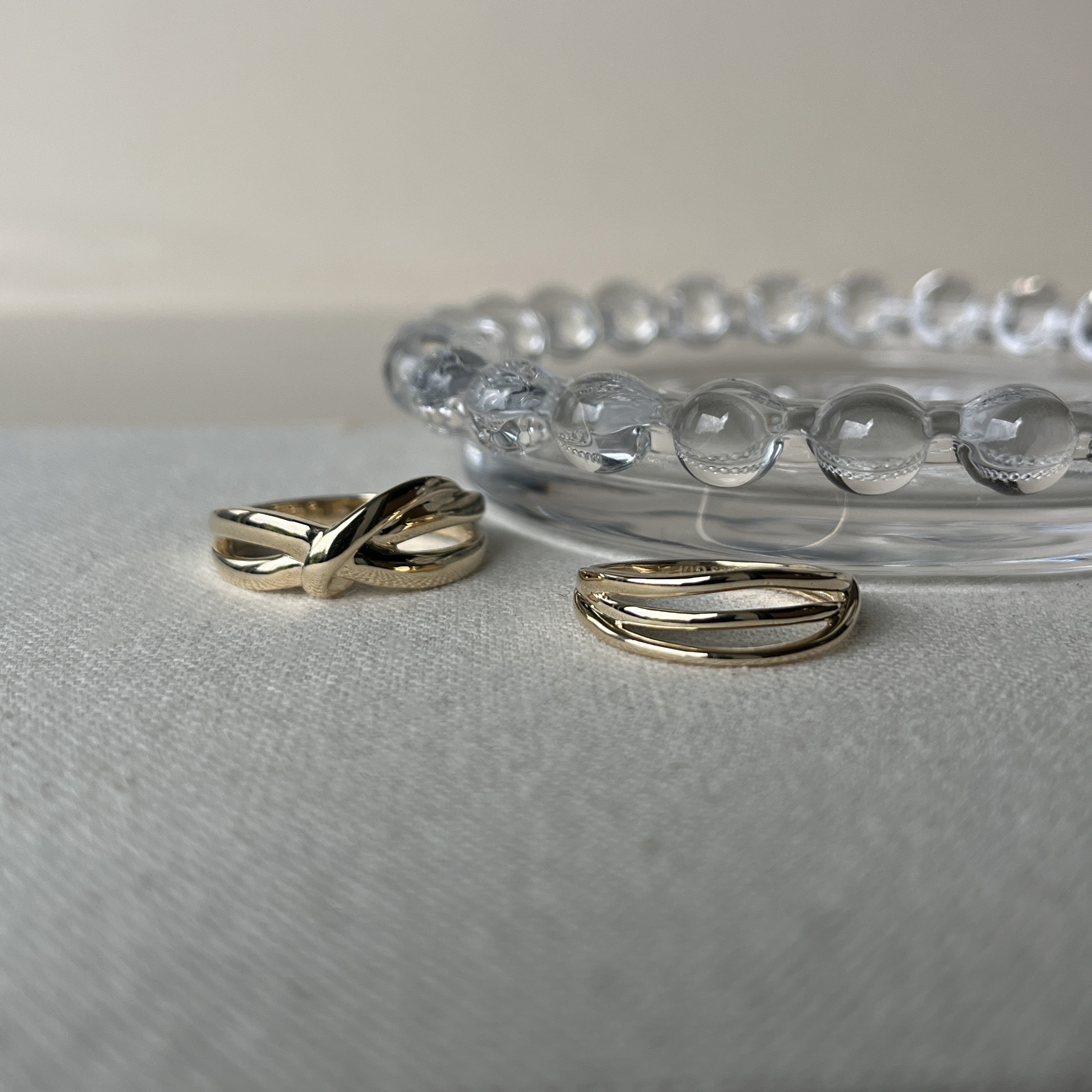 8 Karat Snoet Guldring