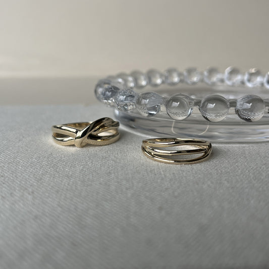 8 Karat Snoet Guldring