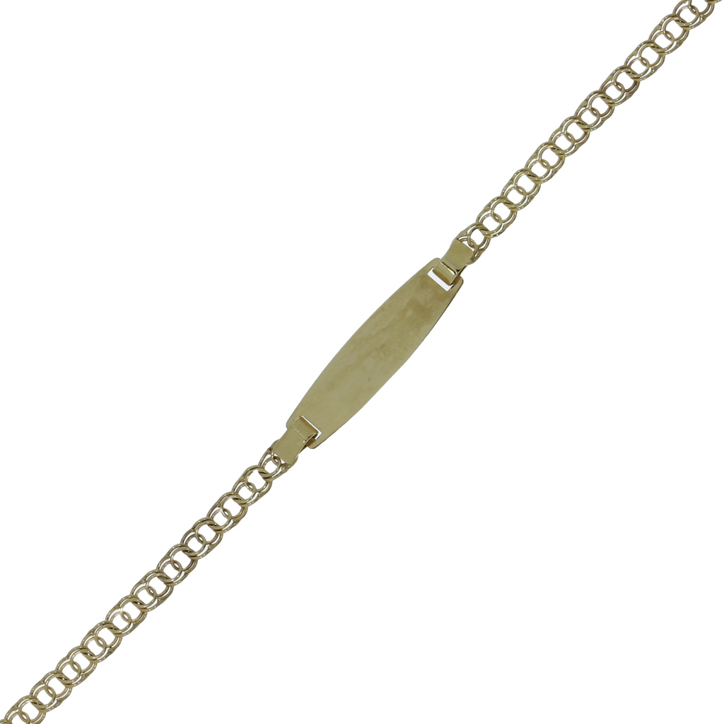 8 Karat Bismarck Plade Børnearmbånd