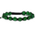 Flettet Armbånd med Grøn Agat 10mm