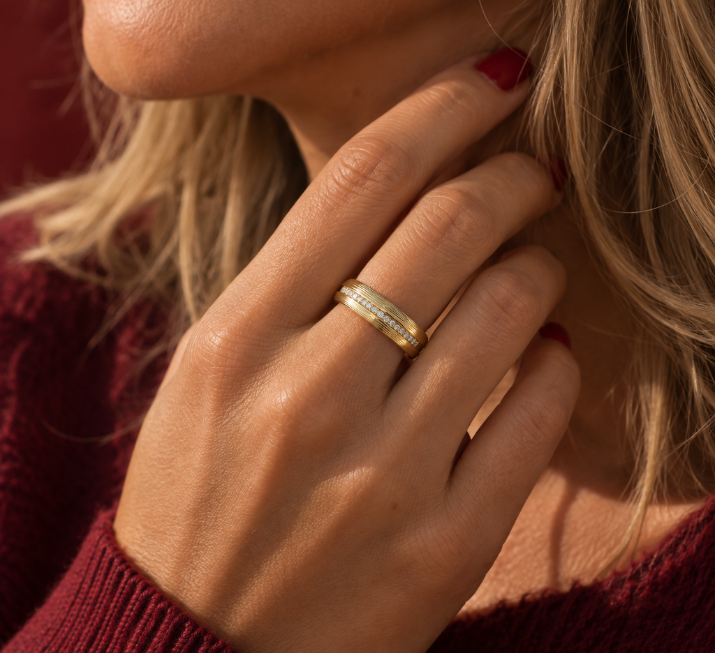 Victoria – Elegant diamantring i 14 karat guld med 0,126 ct. W/SI